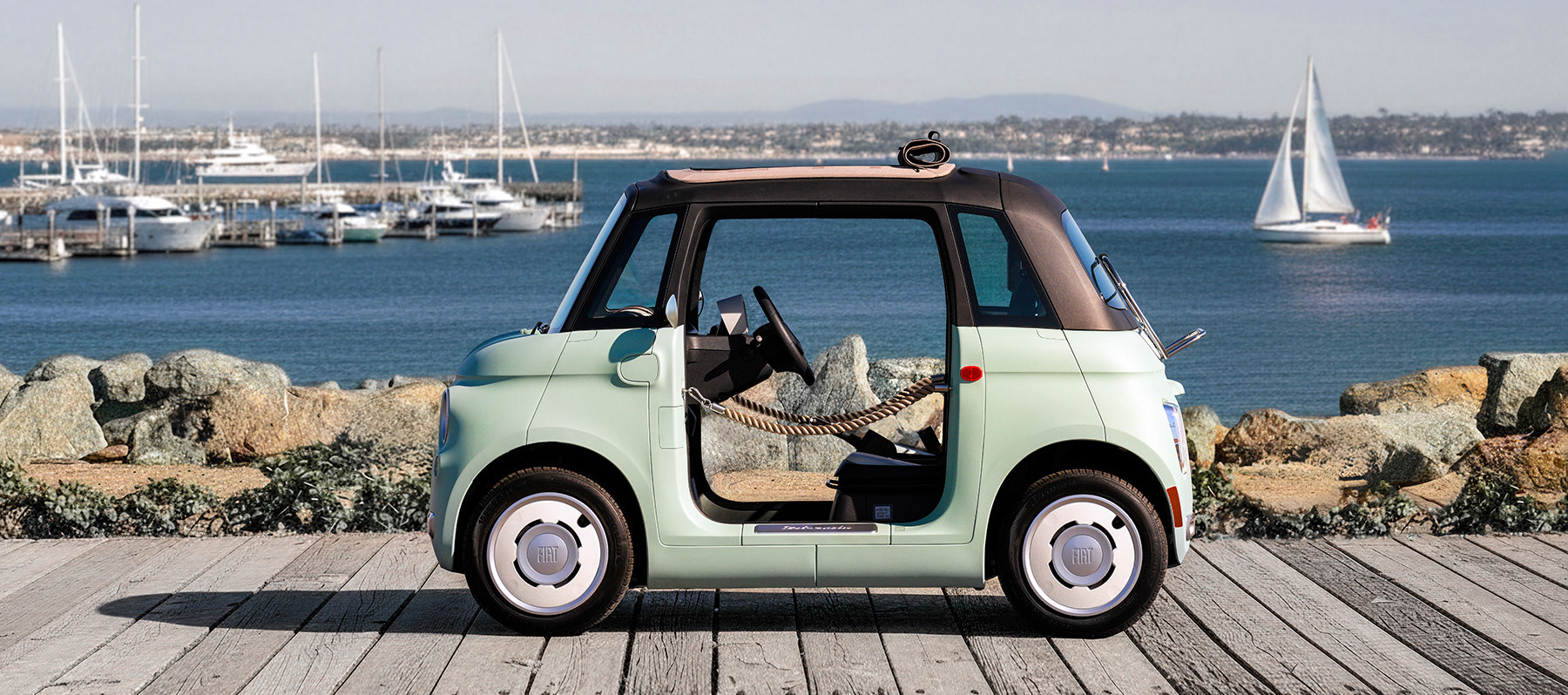 FIAT Topolino by the waterfront